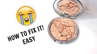 How to Fix Broken Highlighter I makeup
