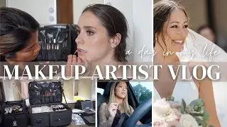 MAKEUP ARTIST VLOG: Wedding, photoshoot + errands