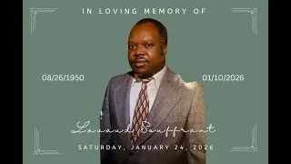 In Loving Memory Of Lavaud Souffrant | Samedi 24 Janvier, 2026 | FSBC OF SPRING VALLEY, NY