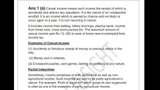 JUNE TEE 2022 SOLUTION OF BCOC 136 INCOME TAX LAW & PRACTICE