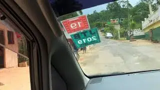 Pulling up to Nine Mile, St. Ann Parish, Jamaica