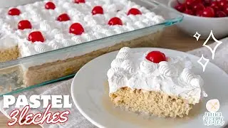 EL PASTEL 3 LECHES MÁS FACIL Y DELICIOSO EN REFRACTARIO CON PAN ESPONJA SUAVE | POSTRES CON IXCHEL