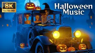 Halloween Night Ambience 2025 🎃 Haunted Pumpkin Village 👻 Relaxing Spooky Sleep Music Sound
