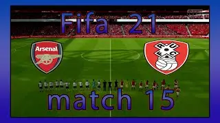 fifa 21 match 15  arsenal vs rotherham united