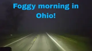Foggy morning drive in OHIO! #usa #fog #travel #ohio