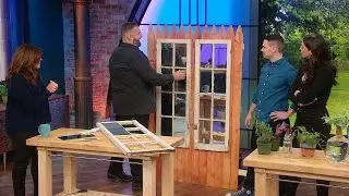 Bravo's Backyard Envy Team On How to DIY a Garden Mirror