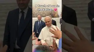 A Heartfelt Moment: Pope Leo XIV Greets Pilgrims and Sisters at the Vatican 😇✨ #popeleoxiv #shorts
