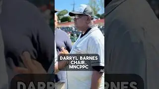 M-NCPPC Chair Darryl Barnes Opens Negro League Legends Hall of Fame Game #shorts #baseball #history