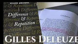 Difference and Repetition part 1