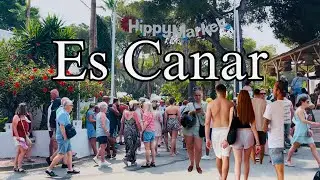 HIPPY MARKET AT ES CANAR IBIZA JUNE 4 UPDATE | Super crowded market full of people