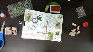Journaling, Scrapbooking ASMR, Plants, Herbarium + Ambient Music by Dionisaf