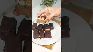 Snickers Cake Bars #shorts #shortsfeed #reels #chocolate #chocolatecake #foryou