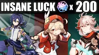 INSANE Luck on these Kazuha and Klee Rerun Pulls  Genshin Impact 2.8