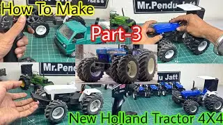 How to make New Holland 4X4 3D Printed tractor very Powerful video @MrPenduTractormodels 
