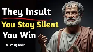 Insults Don&rsquo;t Hurt If You Don&rsquo;t React #stoicism #emotionalcontrol #silenceispower 