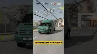 Your Packages Are at Risk! 🚚 Delivery Van Jump Test | BeamNG.drive