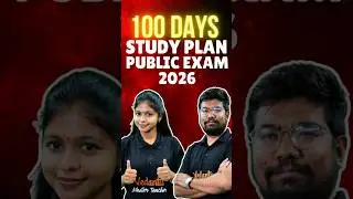 100 Days Study Plan Public Exam 2026 | Shravanee Mam & Yazhiniyan Sir