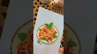 Food art | realism painting #realistic #trending #viralvideo #shortvideo #shorts  #painting #trend