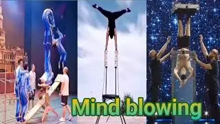 Mind blowing circus video 🌹// brave stunts by man // #circus #viralcircus #stunts