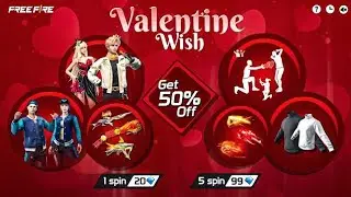 VALENTINE WISH 2026 CONFORM EVENT FREE FIRE || FREE FIRE NEW VALENTINE EVENT || FREE FIRE NEW EVENT