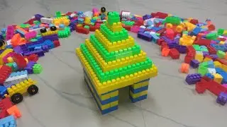 Satisfying Diy lego House / asmr building blocks / lego building fun / block game asmr#lego#building