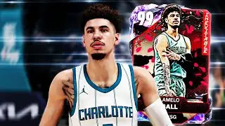 DARK MATTER LAMELO BALL GAMEPLAY! ELITE SCORING POINT GUARD IN NBA 2K25 MYTEAM!