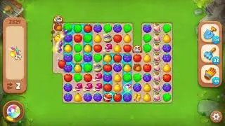 Gardenscapes 2829 Level - 13 moves - NO BooSTERS