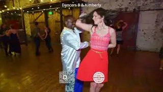Fast Salsa Dancing by B & Kimberly at Salsa Live Music