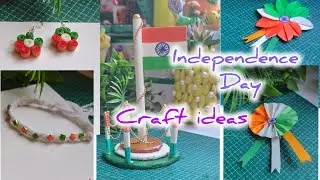 Independence day craft ideas for school 🇮🇳 5 tricolour craft ideas 💡 craft ideas @aarpmicreativity 