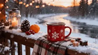 Happy Winter Cafe Jazz ☕❄️ Sweet Bossa Nova Instrumental Music for Study, Work & Relaxation