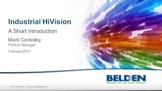 Industrial HiVision Introduction