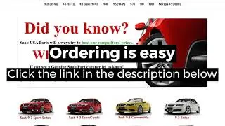 2003-2007 Saab 9-3 Front Lip Spoiler Aero Style Non-Painted - Genuine OEM - 32016151