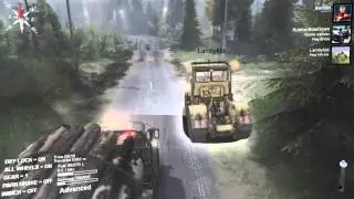 Spintires with LandyKid and RubberSideDown