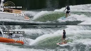 Malibu Wakesetter 22 MXZ vs Nautique GS22 | Wave Quality Comparison