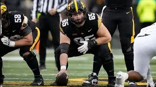 Iowa offensive line wins Joe Moore Award, designating unit as best in college football