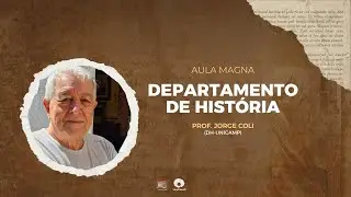Aula Magna do Departamento de História com o prof. Jorge Coli