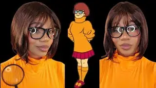 VELMA MAKEUP LOOK. Scooby-Doo character unlocked.  Look sencillo para Halloween