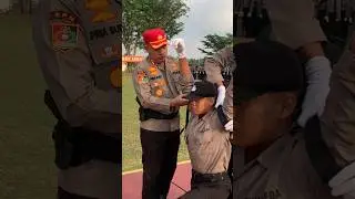 Pemasangan Beban Ransel, Helm Dan Senjata Siswa Diktukba Polri Gel. I T.A. 2024 Di SPN Polda Kepri