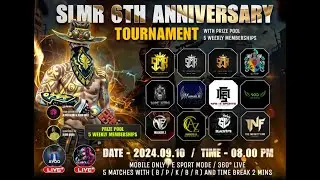 SLMR 6TH ANNIVERSARY TOURNAMENT | #freefire #live #ff #360