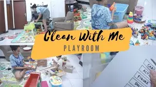 CLEANING MOTIVATION : Declutter & Organize Playroom