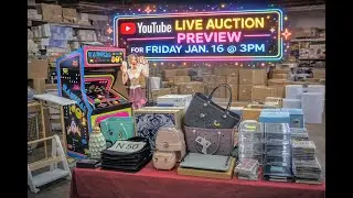 Friday's Video Preview for Jan. 16 - YouTube Live Online Auction, 3pm