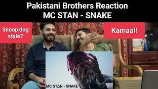 MC STAN - SNAKE - PAKISTANI BROTHERS REACTION - INDIAN HIPHOP