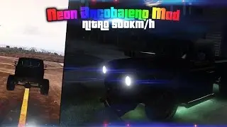 GTA V PC: NEON ARCOBALENO MOD E AUTO A 500KM/H