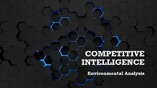 Competitive Intelligence | Environmental Analysis | Environmental Analysis of Business Plan