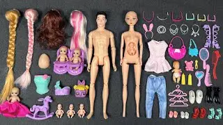 14 Minutes Satisfying with Unboxing Barbie Family Playset, Cute Doll Toys Set ASMR | Review Toys 