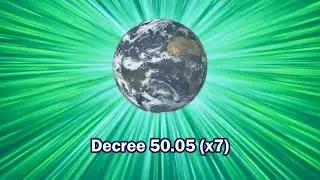 Decree 50.05 (x7) [SLOW] &ldquo;BELOVED CYCLOPEA BEHOLDER OF PERFECTION&rdquo;