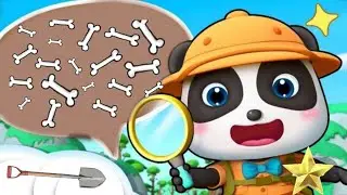 #museum #babysongs #nurseryrhymes Archeologists Panda Found Fossil |BabyBus | Kids Cartoons