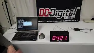 Multi Function Network Timer Counter Clock Static Number Display DC 25T DN UP Static