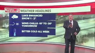 Weather Impact Alert: More snow through Monday