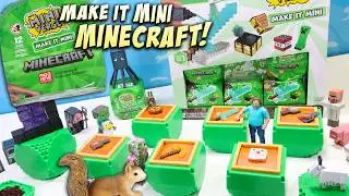 Minecraft Mini Verse Make it Tools & Animal Mob Food Kits Crafting Toys Review